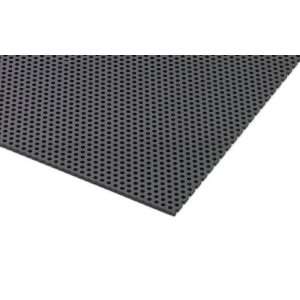 PVC Perforated Sheet, Gray, Staggered 1/4 Round Perfs, 3/8 Center 