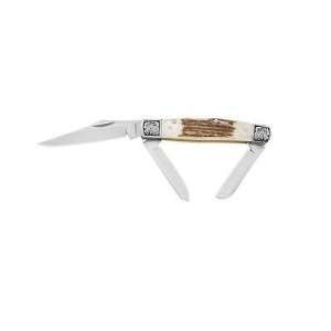  Stockman 3 Blade Stag   Clam