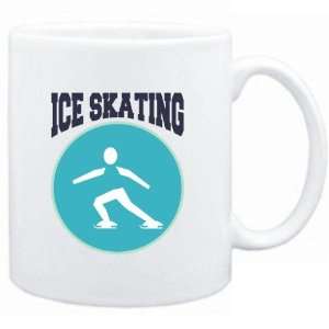  Mug White  Ice Skating PIN   SIGN / USA  Sports Sports 