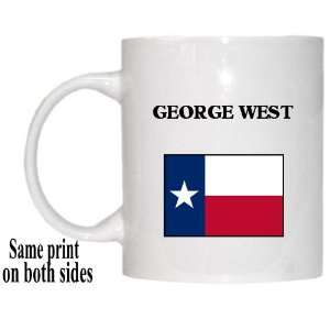   US State Flag   GEORGE WEST, Texas (TX) Mug 