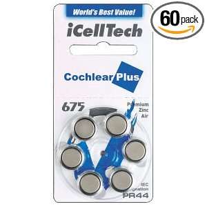  iCell Tech Size 675 Implant Batteries (60 batteries 