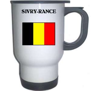  Belgium   SIVRY RANCE White Stainless Steel Mug 