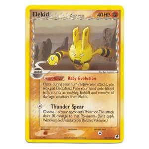  Pokemon Ex Dragon Frontiers Elekid 48/101 Toys & Games