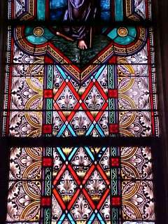 Beautiful large set of Church Stained Glass Windows +  
