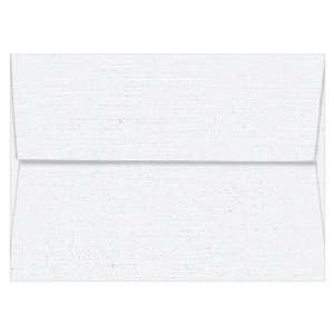 80T A7 Envelopes   5 1/4 x 7 1/4   Cambric Linen White Heather (250 