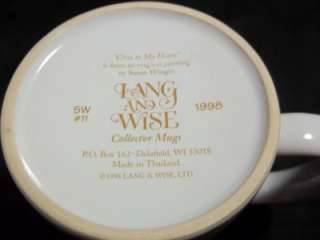 Lang Wise Susan Winget Close To My Heart 1998 Coffee Mug  