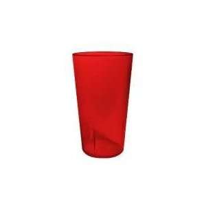  Cambro 22 Oz Plastic Colorware Tumbler, Ruby Red 