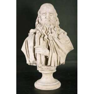  Leonardo da Vinci Grand Scale Sculptural Bust