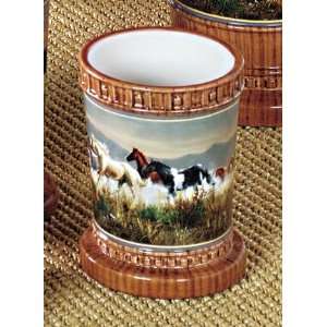  Horse Design Ceramic Tumbler