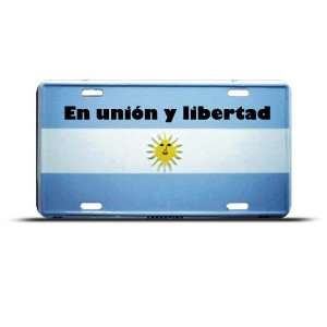  Argentina Republica License Plate Wall Sign Automotive