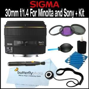  Sigma 30mm f/1.4 EX DC Lens for Minolta and Sony Digital 