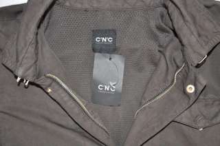 Authentic $875 CNC Costume National Full Zip Linen Coat US S EU 48 