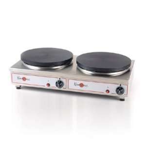 Eurodib CGCIM4 Commercial Gas Double Crepe Griddle  