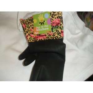  Fun in the Kitchen Plastic gloves with DecorativeCuff 