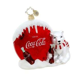  Christopher Radko Refreshingly Cool Coca Cola Ornament 