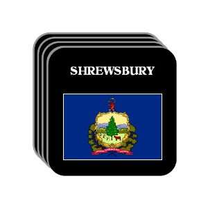  US State Flag   SHREWSBURY, Vermont (VT) Set of 4 Mini 