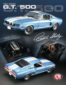 GMP 1967 Shelby GT500 Brittany Blue Limited Edition Mint in Box  