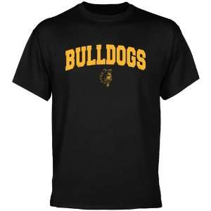 Ferris State Bulldogs Black Logo Arch T shirt  Sports 