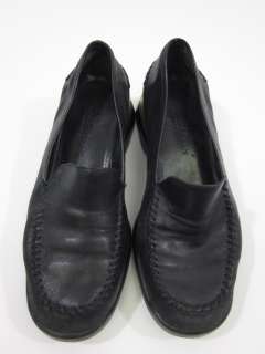 COLE HAAN Black Nike Air Leather Loafers Shoes Sz 5.5  