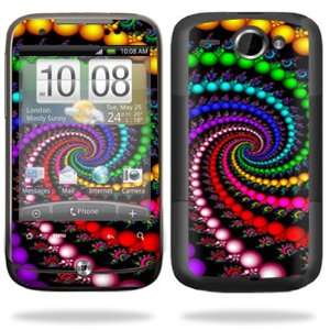   for HTC Wildfire Cell Phone   Trippy Spiral Cell Phones & Accessories