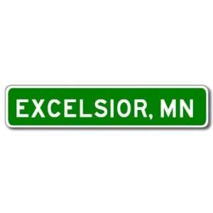 EXCELSIOR, MINNESOTA City Limit Sign   Aluminum