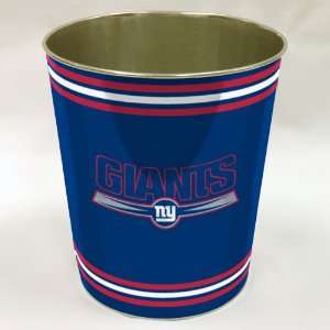    New York Giants NFL Metal Waste Paper Basket 11