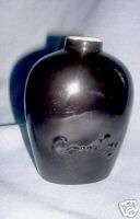 COORS POTTERY, Golden, Colo.Gloss Black Courtley Bottle  