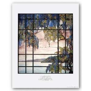  View of Oyster Bay, Tiffany Studios, New York 10x9 Art 