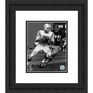  Framed Johnny Unitas Baltimore Colts Photograph Sports 