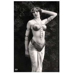    French Postcard 14, Woman with Cone Bra Poster