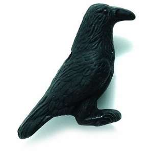 Shipwreck Beads 25 by 29mm Peruvian Hand Crafted Ceramic Raven/Crow 