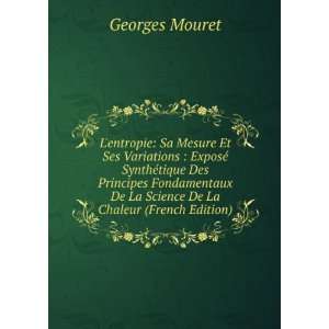   De La Science De La Chaleur (French Edition) Georges Mouret Books