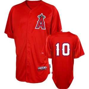 Vernon Wells Jersey Youth Majestic Scarlet Cool Baseâ„¢ Batting 