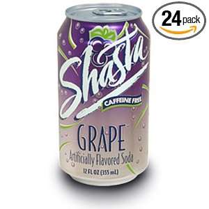 Shasta Grape Soda, 12 Ounce Cans (Pack Grocery & Gourmet Food