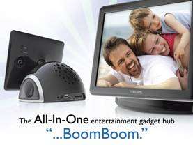  Philips SPF4080P/G7 8 Inch BoomBoom PhotoFrame and Gadget 