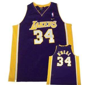   Lakers #34 Shaquille ONeal Purple Swingman Jersey