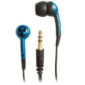  EARPOLLUTION BLUE/BLACK PLUGZ EARBUDS Musical Instruments