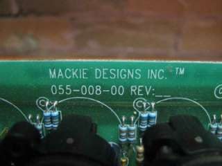 Mackie 16.8 24.8 24.E 32.8 Parts 8 BUS MIC PREAMP Board  
