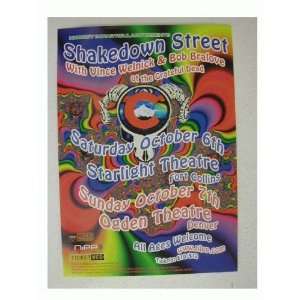  Shakedown Street Handbill Poster The Grateful Dead 