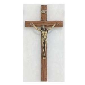   Carved Walnut Crucifix With Gold Corpus (79 42481)