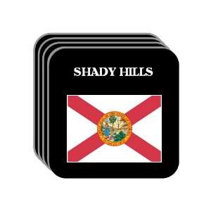  US State Flag   SHADY HILLS, Florida (FL) Set of 4 Mini 