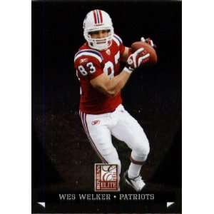  2011 Donruss Elite #59 Wes Welker   New England Patriots 