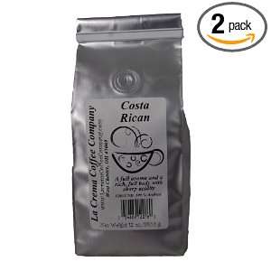La Crema Coffee Costa Rican, 12 Ounce Packages (Pack of 2)  