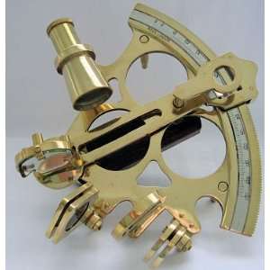  5 in Brass Working Rack Pinon Sextant Nice Gift Item Free 