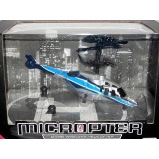   RC Micropter   Wireless Micro Helicopter  Blue and Silver by Propel RC