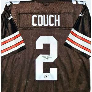  TIM COUCH Autographed Cleveland Browns Jersey w/COA 