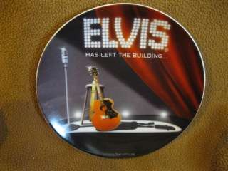    ELVIS HAS LEFT THE BUILDING COLLECTIBLE PLATE ELVIS PLATE  