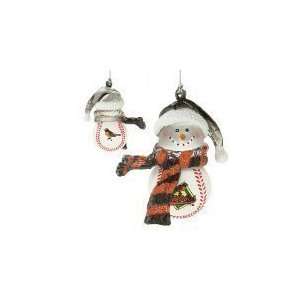   Acrylic Home Run Snowman Ornament (Set of 4)
