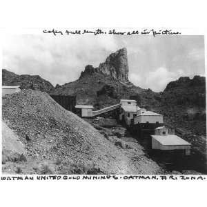 Gold mines,Oatman,Mohave County,Arizona,AZ,Oatman United Gold Mining 