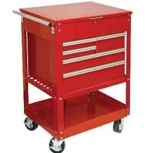   Design Model ATD 7050 Professional Duty 5 Drawer Service Cart   Red
